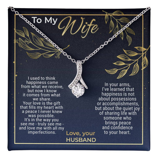 To Wife – Your love is a Gift - Special Necklace Gift Set – WAB16