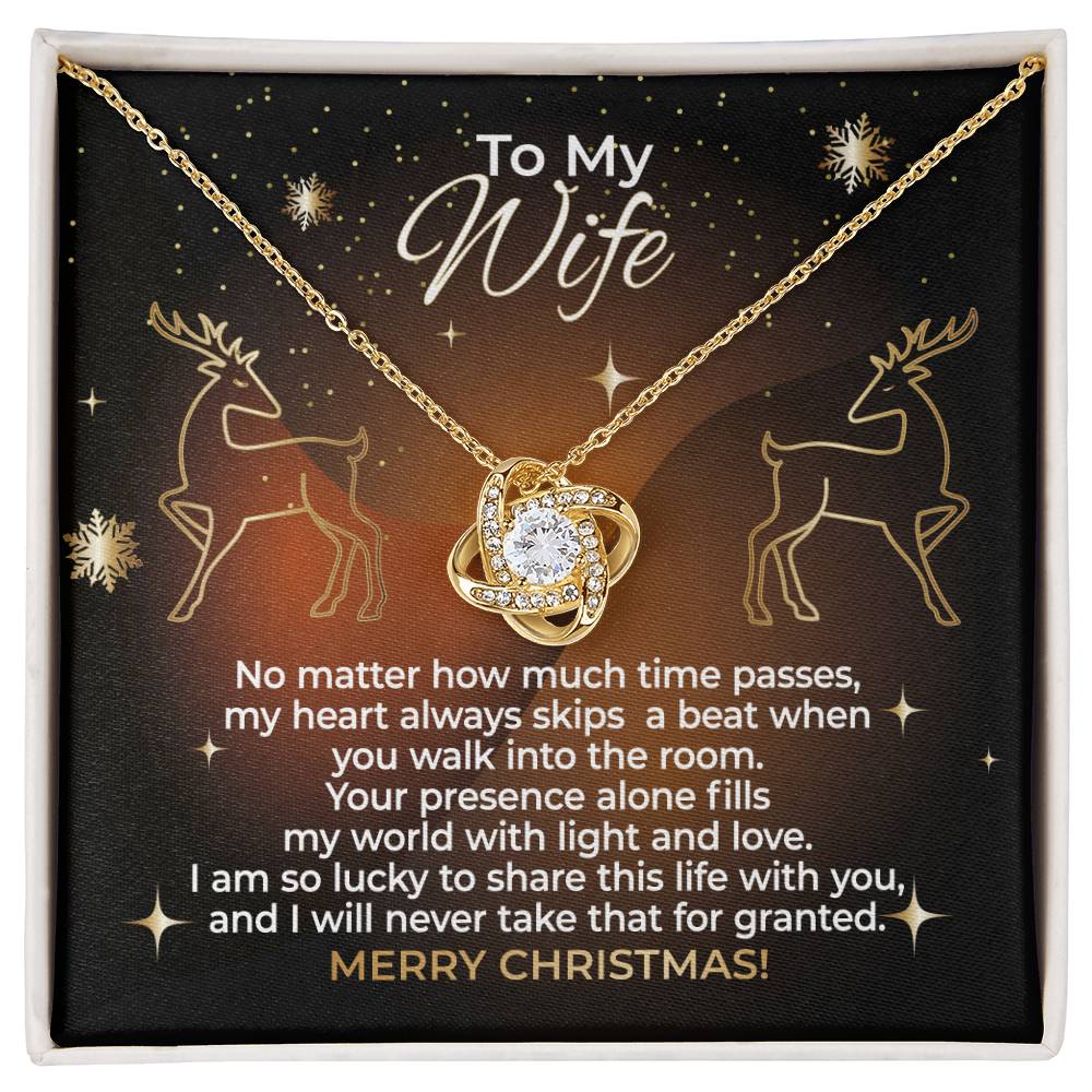 To My Wife - Special Necklace Christmas Gift Set – WLK5.1