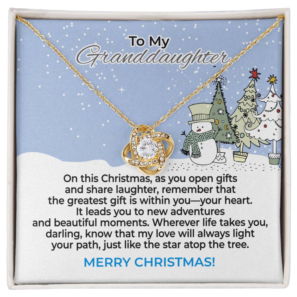 To My Granddaughter - Mery Christmas - Cute Gift Set - GLK11