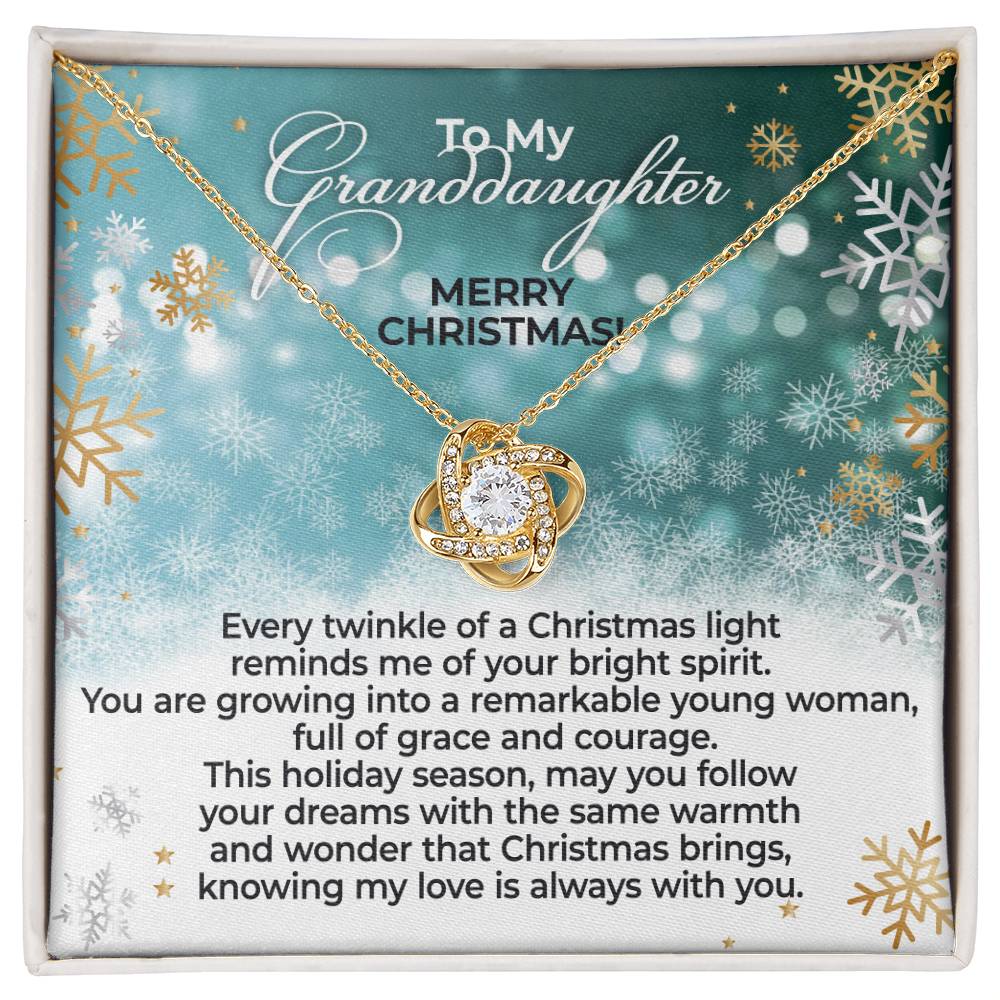 To My Granddaughter - Christmas Gift Set - My Love is always with You - GLK08