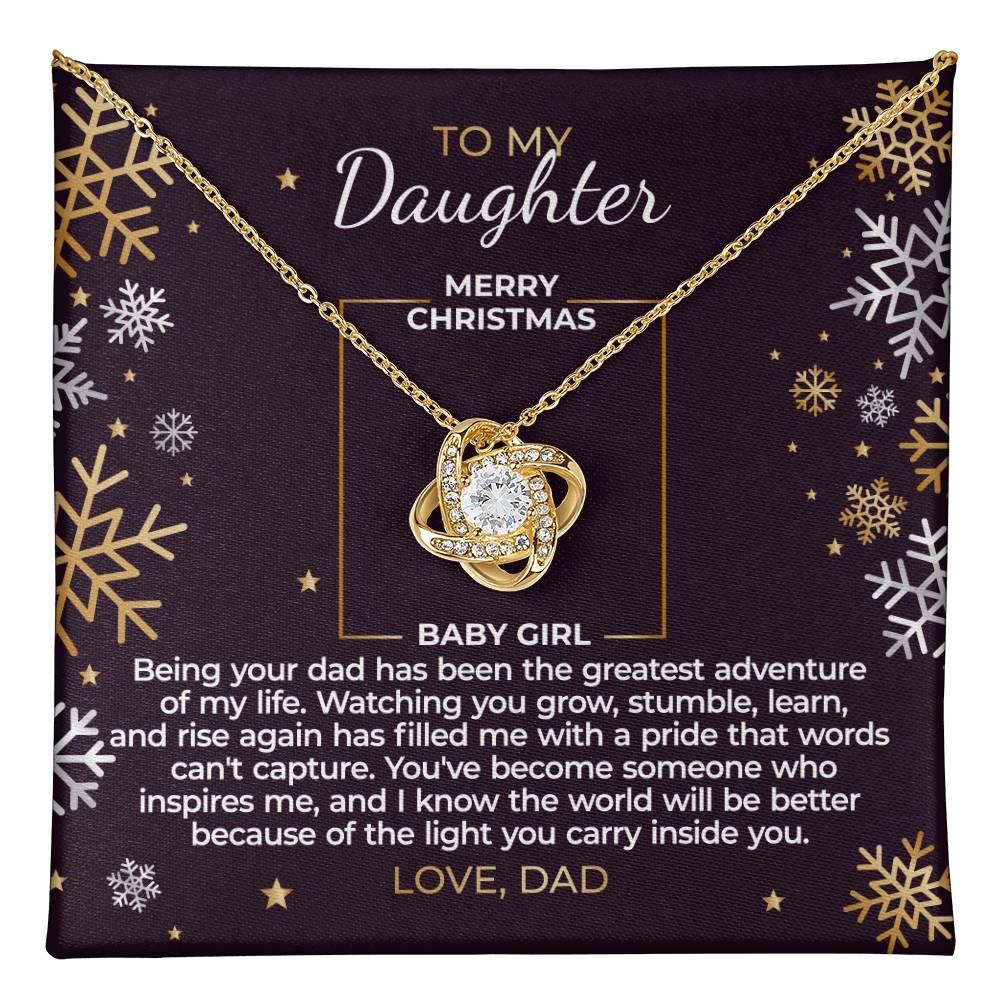 To My Daughter - Merry Christmas Baby Girl - Beautiful Gift Set - DLK1.1