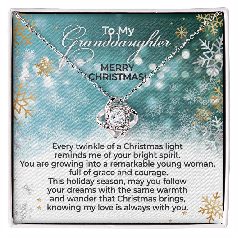 To My Granddaughter - Christmas Gift Set - My Love is always with You - GLK08