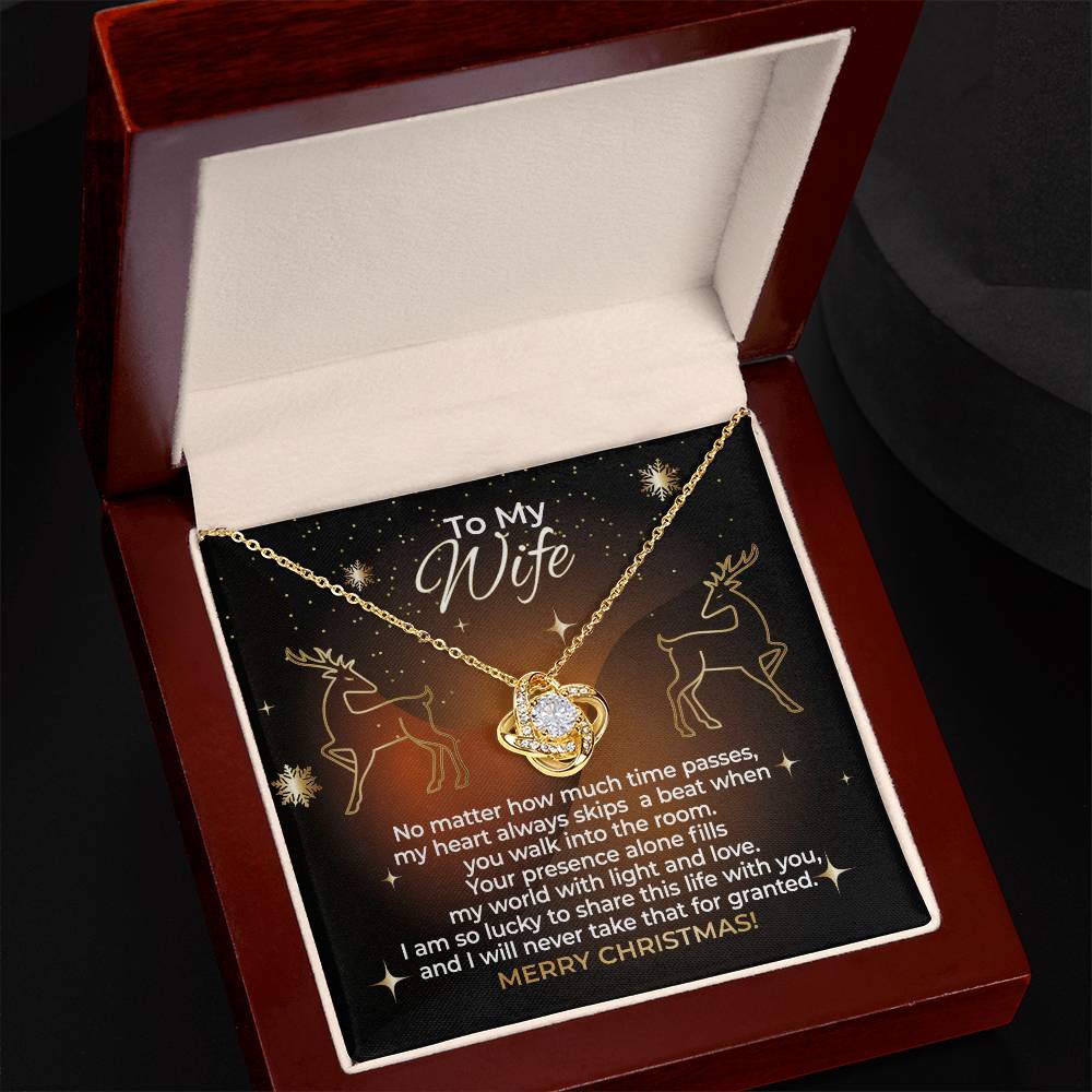 To My Wife - Special Necklace Christmas Gift Set – WLK5.1