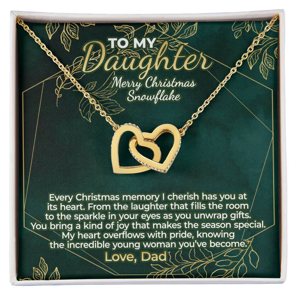 To Daughter – You bring a kind of Joy Christmas Necklace Gift Set – DIH21