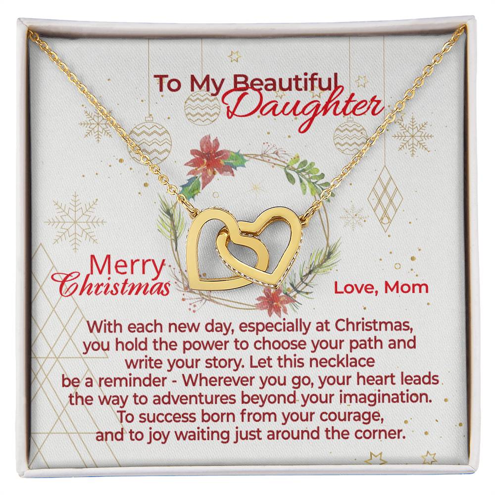 To Daughter - You Hold the Power Christmas Necklace Gift Set – DIH20