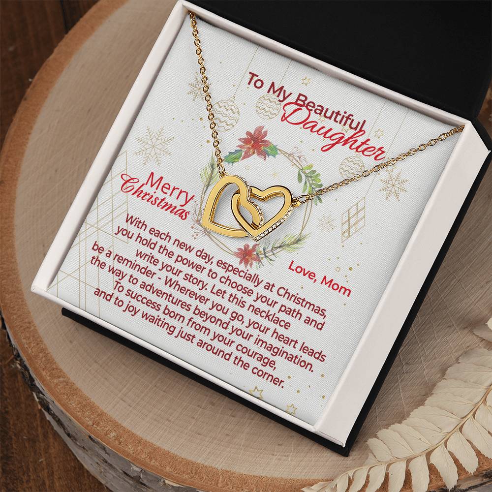 To Daughter - You Hold the Power Christmas Necklace Gift Set – DIH20