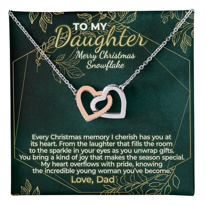 To Daughter – You bring a kind of Joy Christmas Necklace Gift Set – DIH21