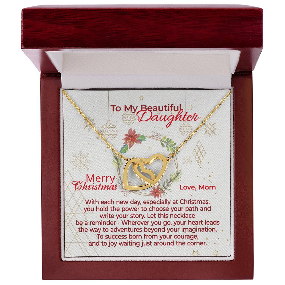 To Daughter - You Hold the Power Christmas Necklace Gift Set – DIH20