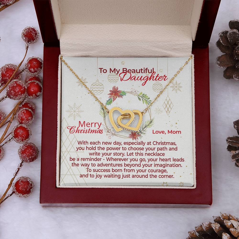 To Daughter - You Hold the Power Christmas Necklace Gift Set – DIH20