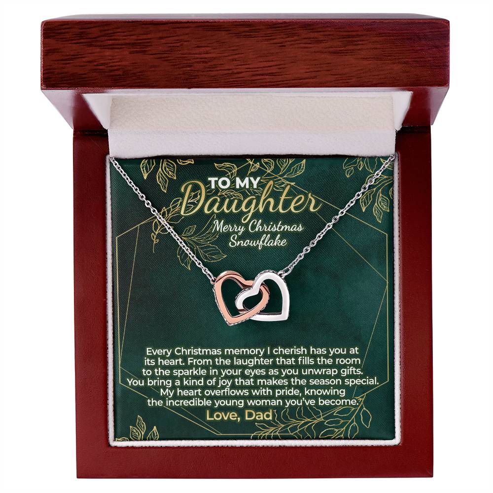 To Daughter – You bring a kind of Joy Christmas Necklace Gift Set – DIH21