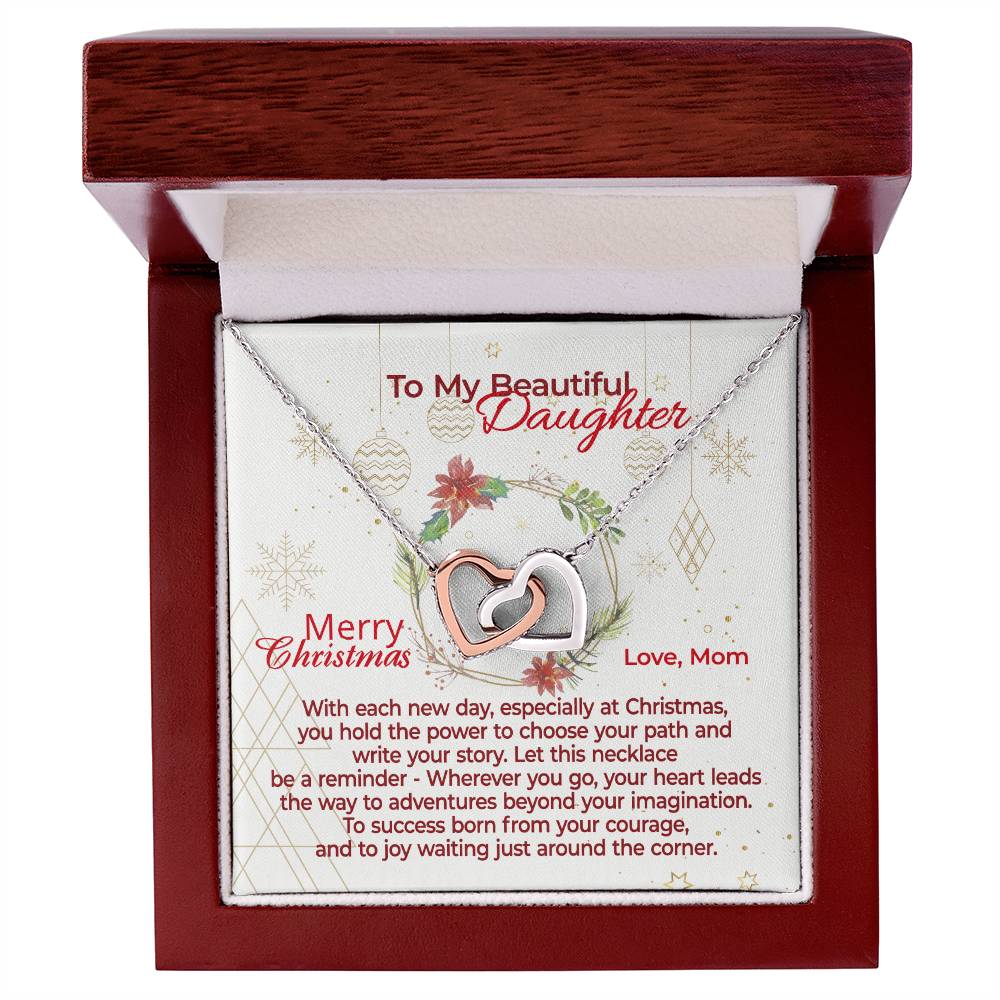 To Daughter - You Hold the Power Christmas Necklace Gift Set – DIH20