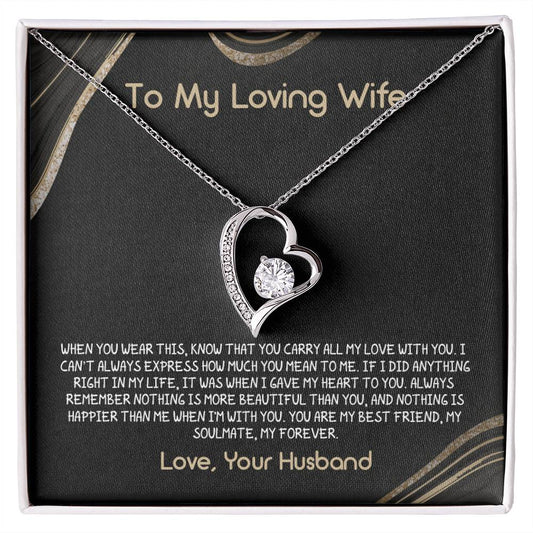 To Wife – You Carry All My Love - Necklace Gift Set – WFL47