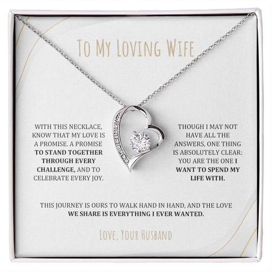 To Wife - My Love is a Promise - Necklace -WFL50