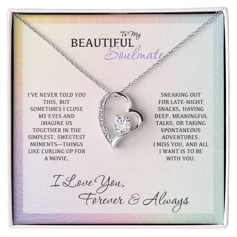 To Soulmate - I Miss You - Necklace Gift Set - WFL42