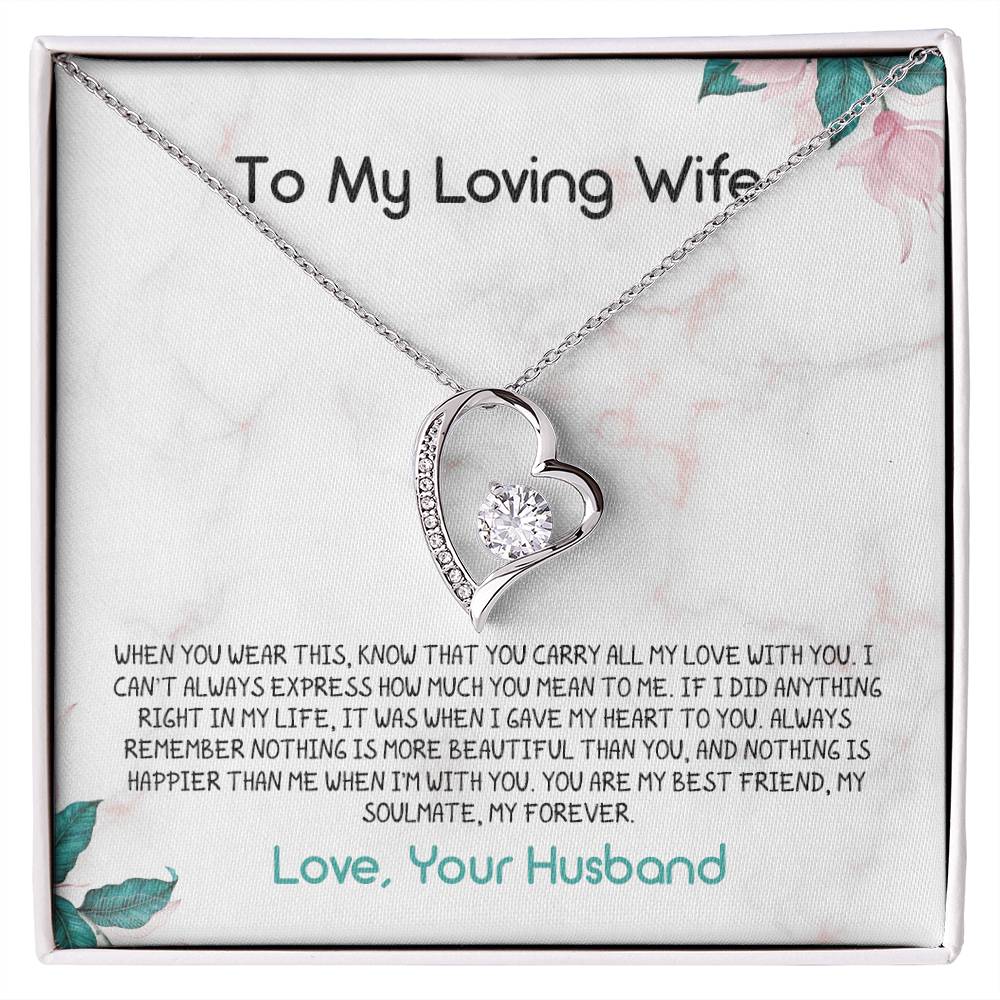 To Wife – You Carry All My Love - Necklace Gift Set – WFL46