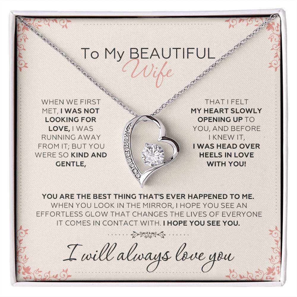 To Wife – When We First Met - Necklace Gift Set – WFL44