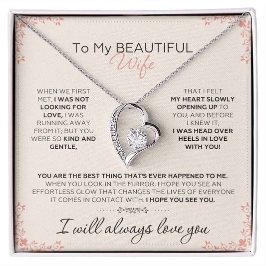 To Wife – When We First Met - Necklace Gift Set – WFL44