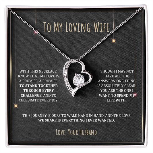 To Wife - My Love is a Promise - Necklace -WFL51