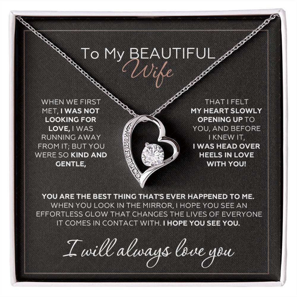 To Wife – When We First Met - Necklace Gift Set – WFL45