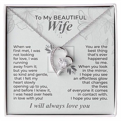 To My Wife – When We First Met - Necklace Gift Set – WFL29.2