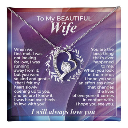 To My Wife – When We First Met - Necklace Gift Set – WFL29.3