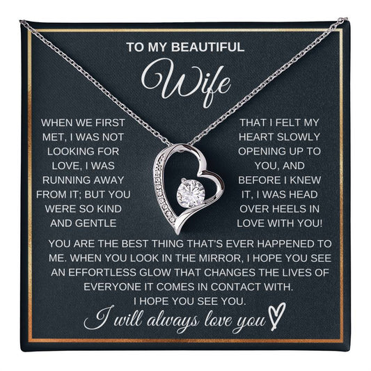 To My Wife - Forever Love Necklace Gift Set - WFL27