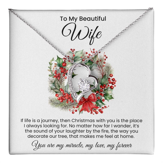 Necklace for Wife - You are my miracle, my love, my forever WFL03