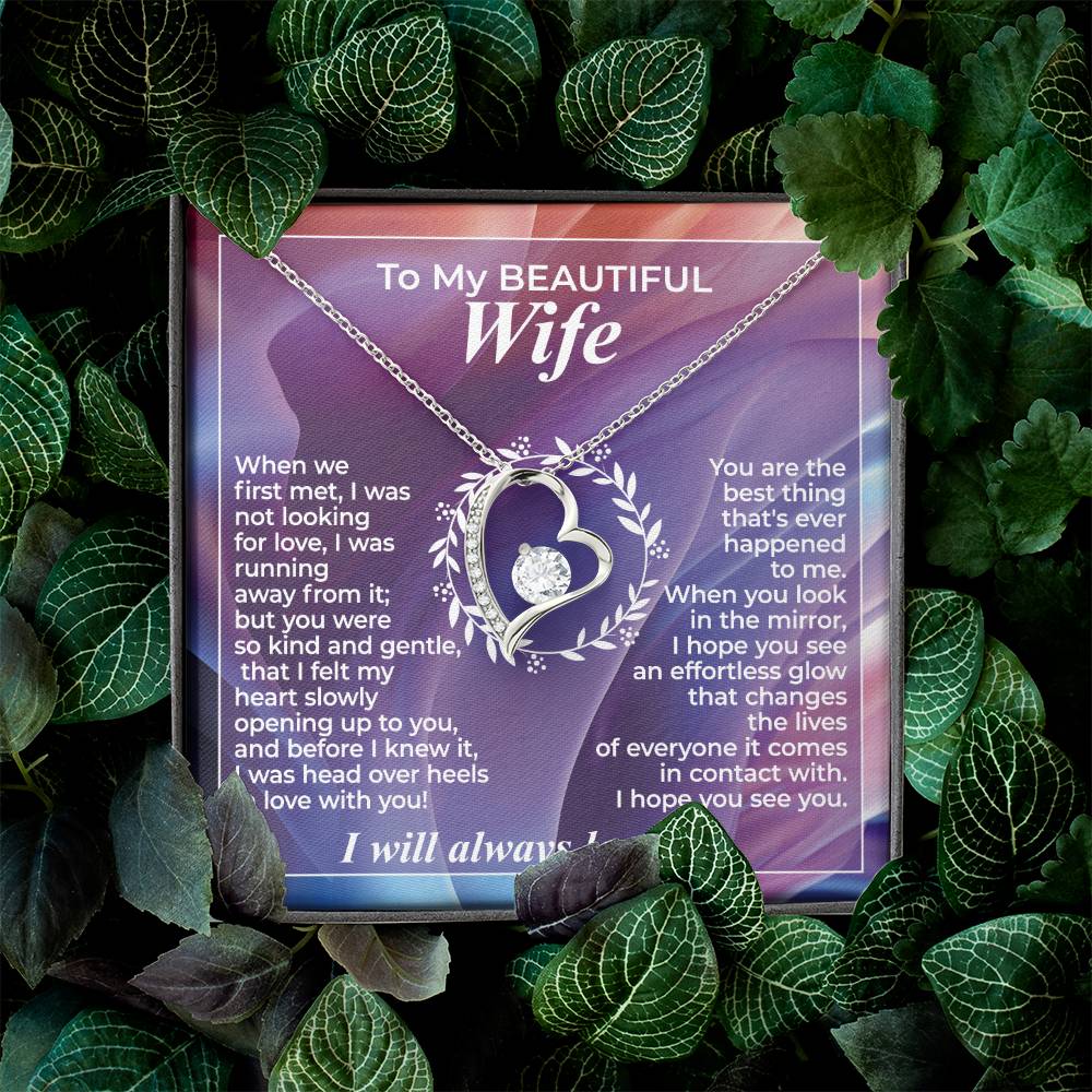 To My Wife – When We First Met - Necklace Gift Set – WFL29.3