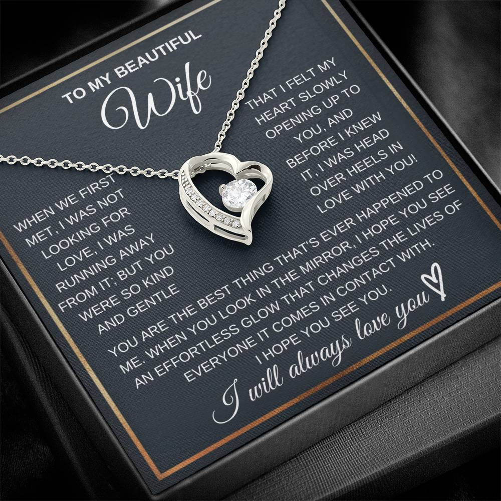 To My Wife - Forever Love Necklace Gift Set - WFL27