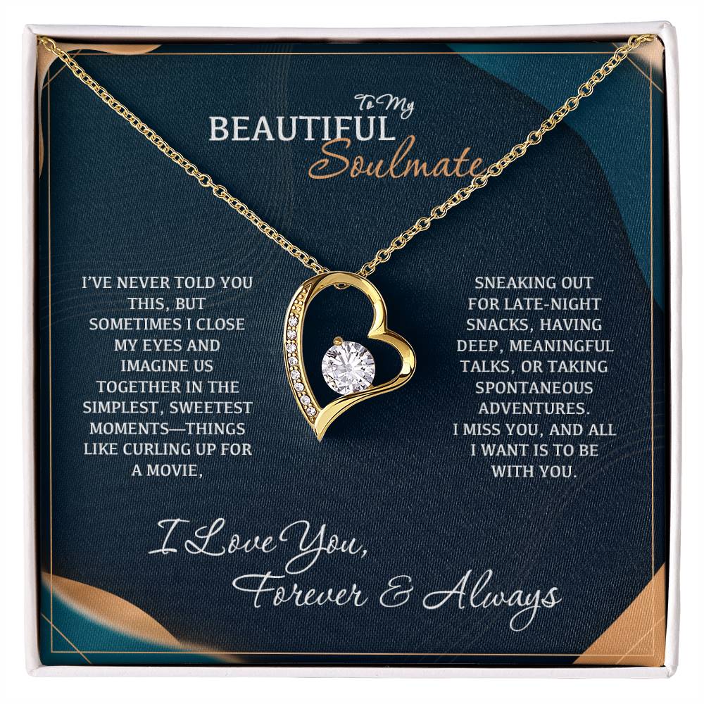 To Soulmate - I Miss You - Necklace Gift Set - WFL43