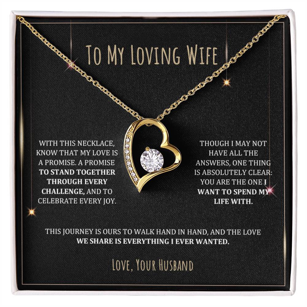 To Wife - My Love is a Promise - Necklace -WFL51