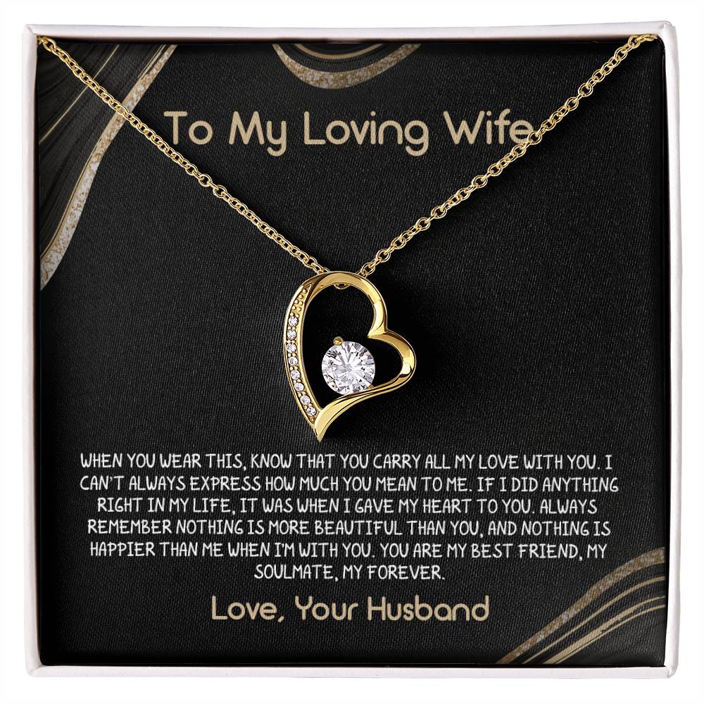 To Wife – You Carry All My Love - Necklace Gift Set – WFL47