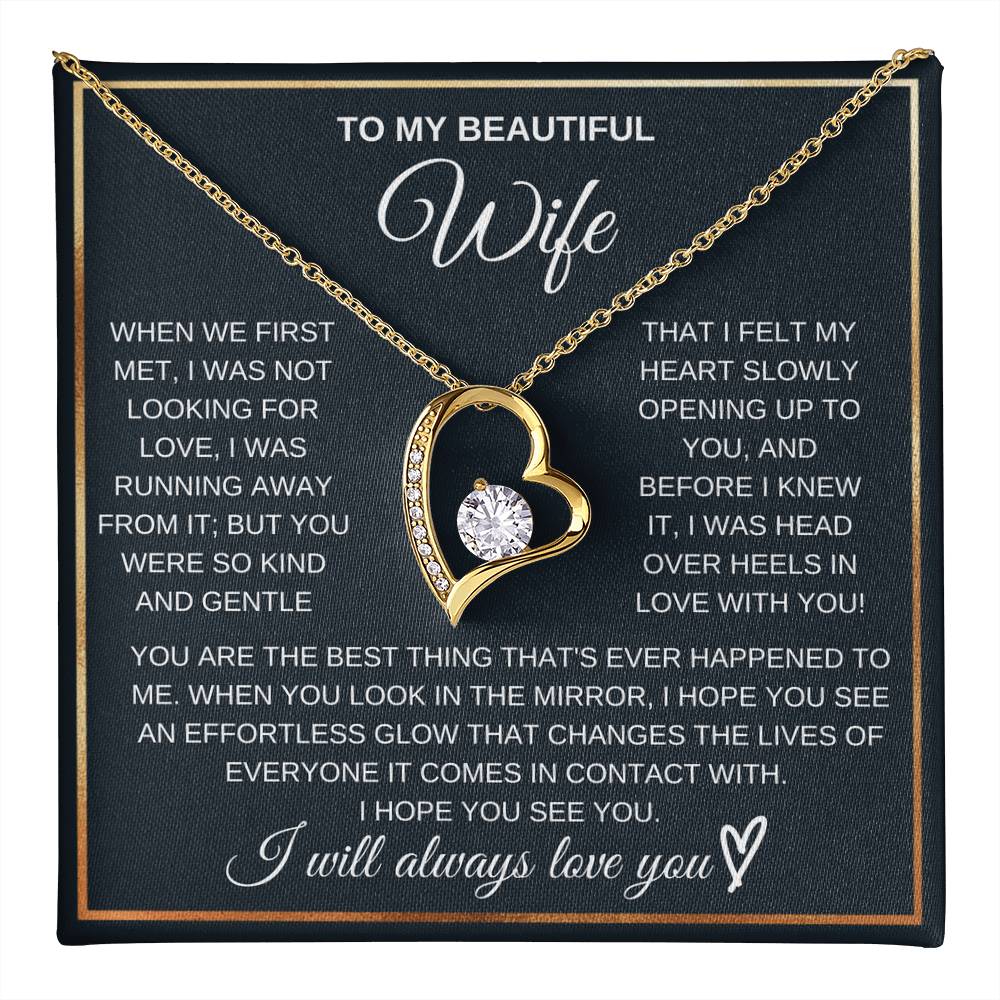 To My Wife - Forever Love Necklace Gift Set - WFL27