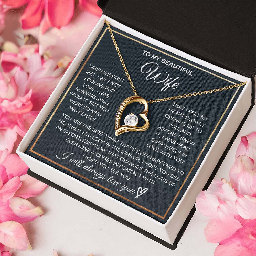 To My Wife - Forever Love Necklace Gift Set - WFL27