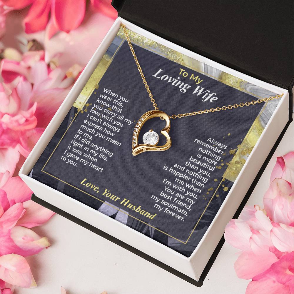 To My Wife – You Carry All My Love - Necklace Gift Set – WFL30