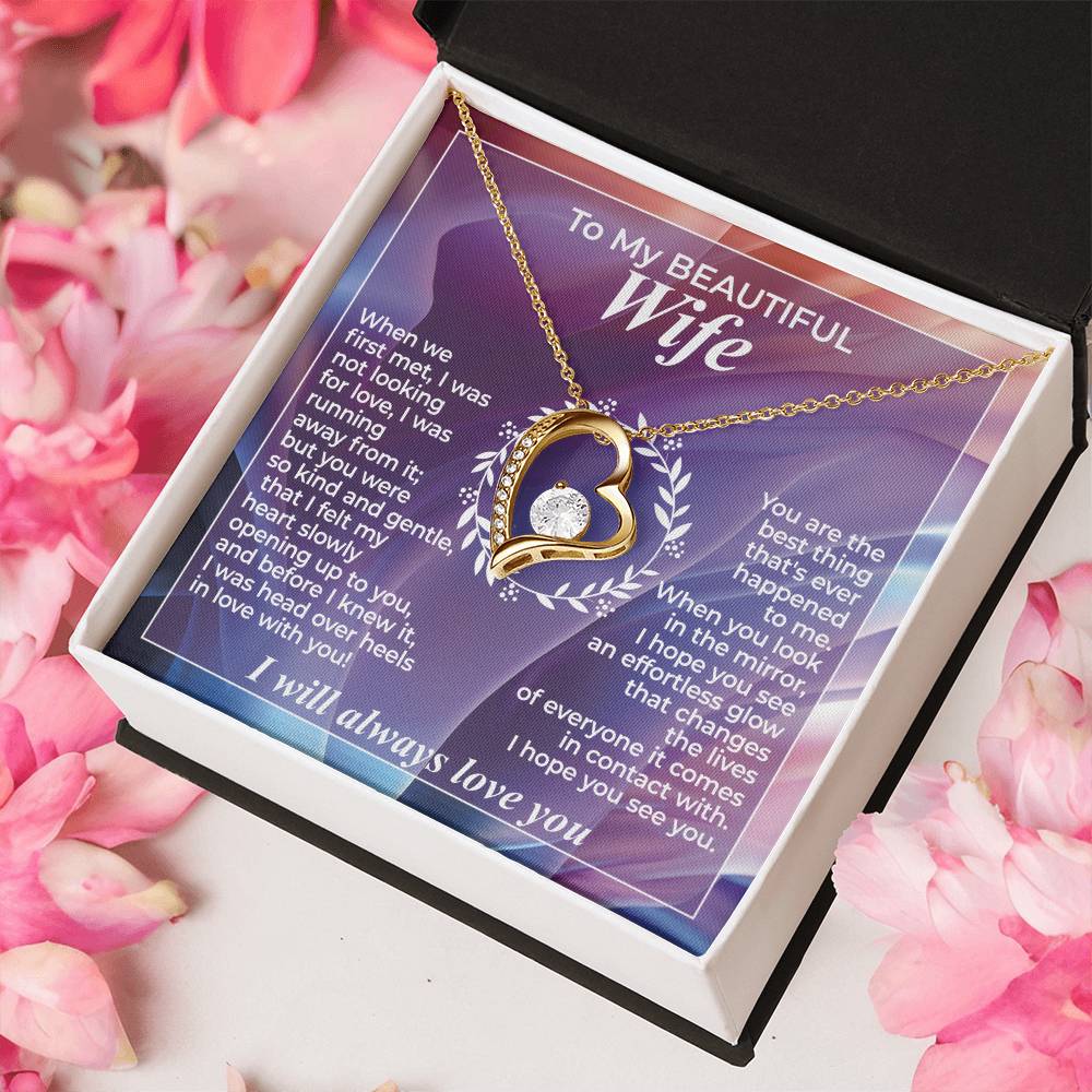 To My Wife – When We First Met - Necklace Gift Set – WFL29.3