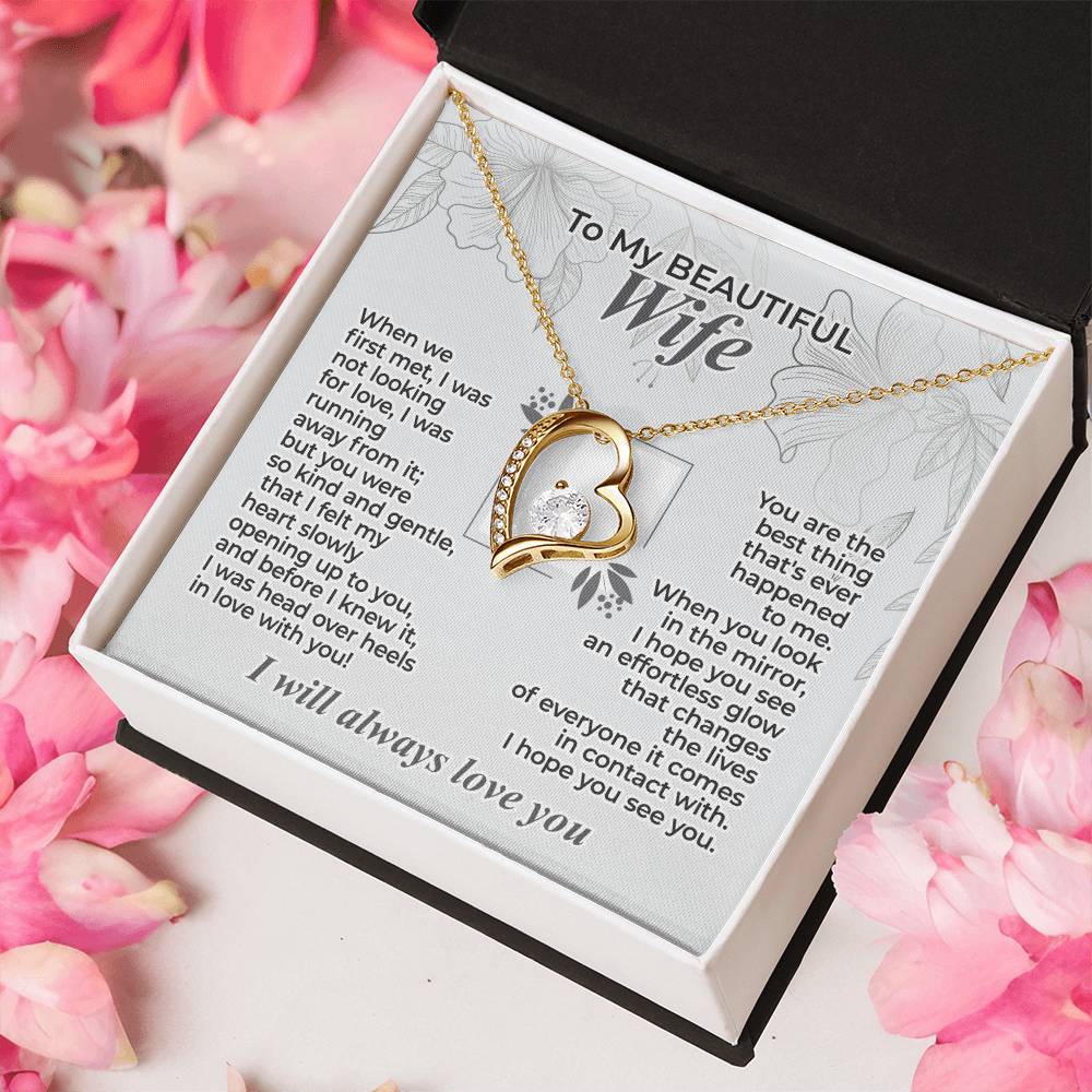 To My Wife – When We First Met - Necklace Gift Set – WFL29.2