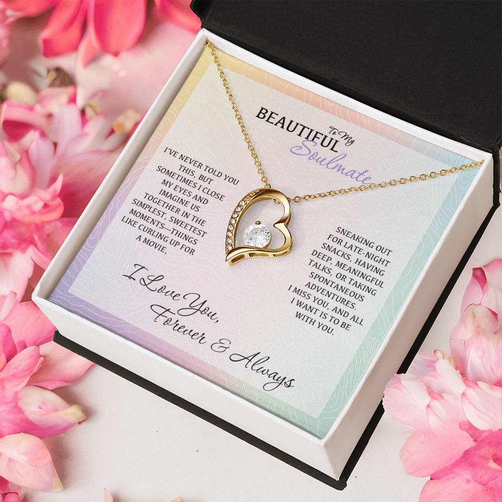 To Soulmate - I Miss You - Necklace Gift Set - WFL42