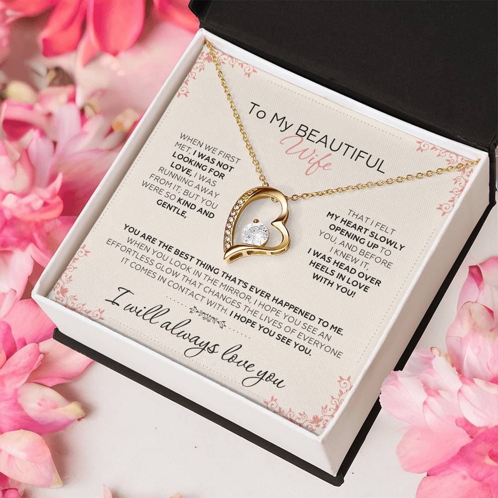 To Wife – When We First Met - Necklace Gift Set – WFL44