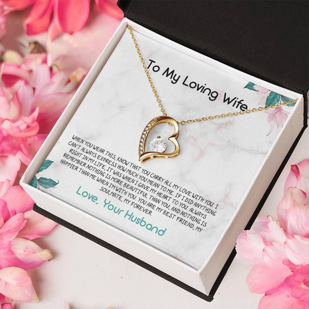 To Wife – You Carry All My Love - Necklace Gift Set – WFL46