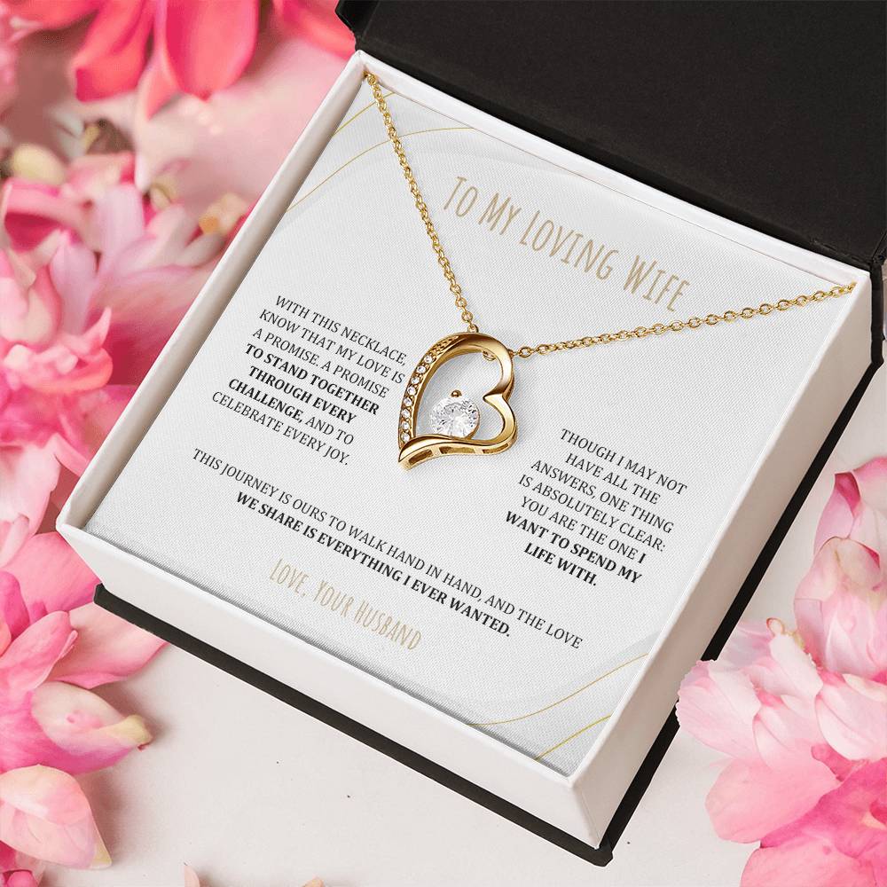 To Wife - My Love is a Promise - Necklace -WFL50