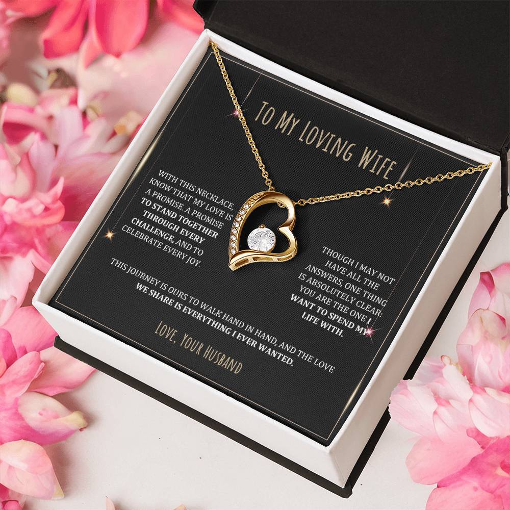 To Wife - My Love is a Promise - Necklace -WFL51