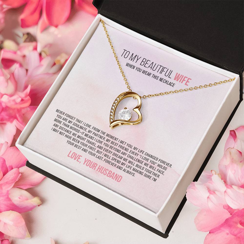 To Wife – Never Forget that I Love You - Necklace – WFL48