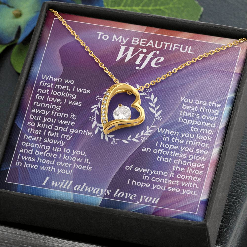 To My Wife – When We First Met - Necklace Gift Set – WFL29.3