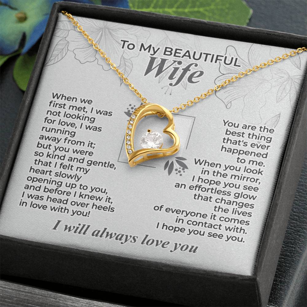 To My Wife – When We First Met - Necklace Gift Set – WFL29.2